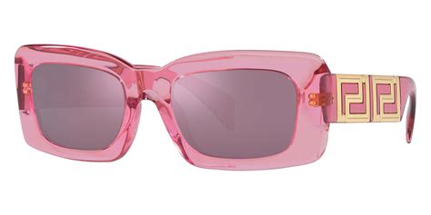 versace transparent pink glasses